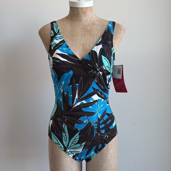 Magicsuit by Miraclesuit One Piece Swimsuit Size 8 NWT - Picture 12 of 13